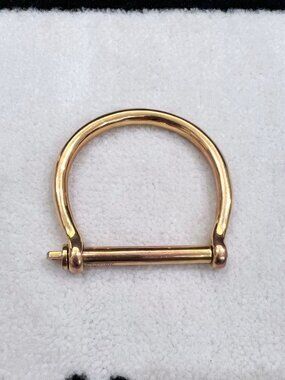 Miansai 18k Gold Plated Screw Cuff Bangle Bracelet